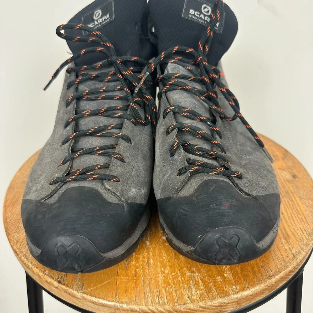 Scarpa Mojito Hike GTX 63310-200 Mens US 11 2/3 Hiking Shoes Shark Gray Leather